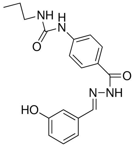 4-(3-PROPYLUREIDO)BENZOIC (3-HYDROXYBENZYLIDENE)HYDRAZIDE