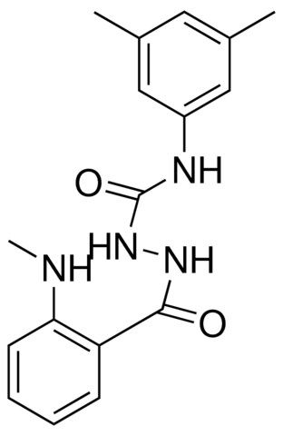 4-(3,5-DIMETHYLPHENYL)-1-(2-(METHYLAMINO)BENZOYL)SEMICARBAZIDE