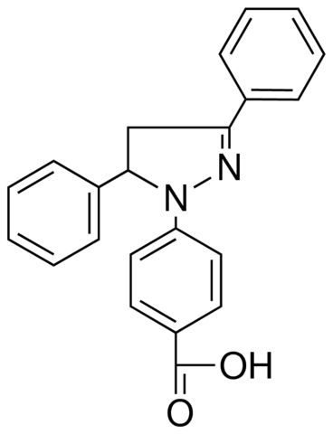 4-(3,5-DIPHENYL-4,5-DIHYDRO-PYRAZOL-1-YL)-BENZOIC ACID