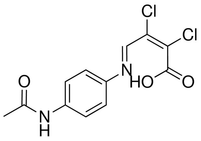 4-(4-ACETAMIDOPHENYLIMINO)-2,3-DICHLORO-2-BUTENOIC ACID