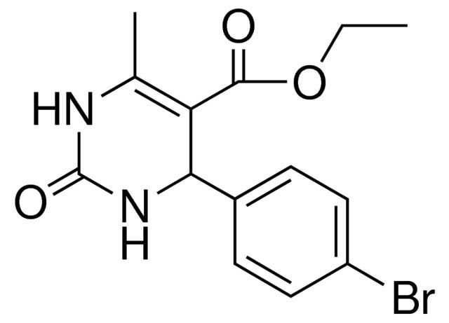 4-(4-BR-PH)-6-ME-2-OXO-1,2,3,4-4H-PYRIMIDINE-5-CARBOXYLIC ACID ETHYL ESTER