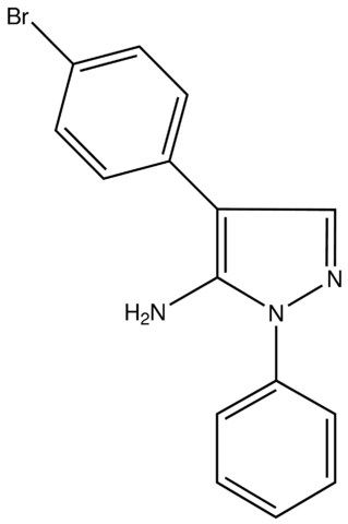 4-(4-Bromophenyl)-1-phenyl-1<i>H</i>-pyrazol-5-amine