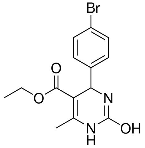 4-(4-BR-PH)-2-HO-6-METHYL-1,4-DIHYDRO-PYRIMIDINE-5-CARBOXYLIC ACID ETHYL ESTER