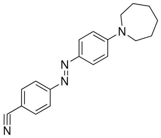 4-(4-(HEXAHYDRO-1H-AZEPIN-1-YL)PHENYLAZO)BENZONITRILE