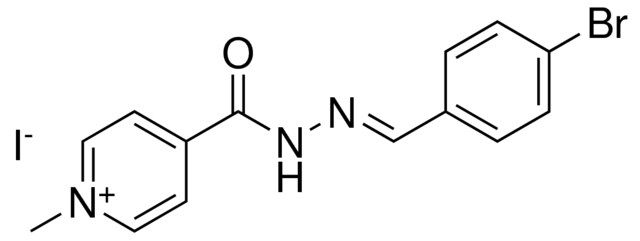 4-(4-BROMO-BENZYLIDENE-HYDRAZINOCARBONYL)-1-METHYL-PYRIDINIUM, IODIDE