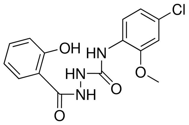 4-(4-CHLORO-2-METHOXYPHENYL)-1-(2-HYDROXYBENZOYL)SEMICARBAZIDE