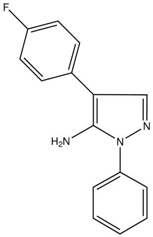 4-(4-Fluorophenyl)-1-phenyl-1<i>H</i>-pyrazol-5-amine