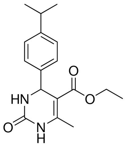 4-(4-ISOPROPYL-PH)-6-ME-2-OXO-1,2,3,4-4H-PYRIMIDINE-5-CARBOXYLIC ACID ET ESTER