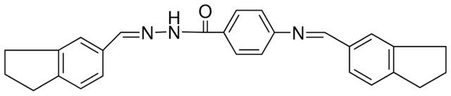 4-(5-INDANYLMETHYLENEAMINO)BENZOIC ACID (5-INDANYLMETHYLENE)HYDRAZIDE