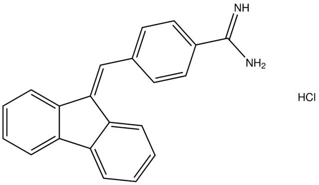 4-(9H-fluoren-9-ylidenemethyl)benzenecarboximidamide hydrochloride