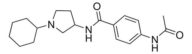 4-(Acetylamino)-N-(1-cyclohexyl-3-pyrrolidinyl)benzamide