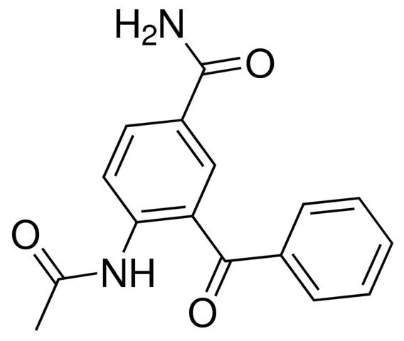 4-(acetylamino)-3-benzoylbenzamide