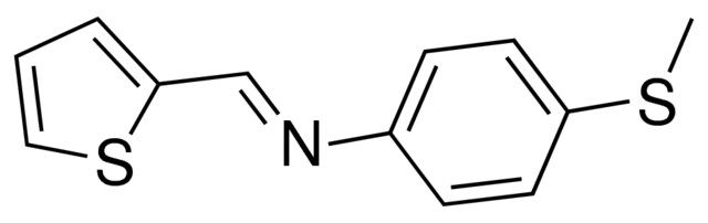 4-(METHYLSULFANYL)-N-[(E)-2-THIENYLMETHYLIDENE]ANILINE