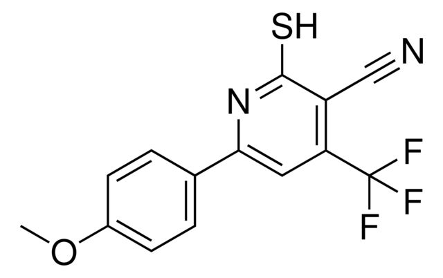 4-(Trifluoromethyl)-1,2-dihydro-6-(4-methoxyphenyl)-2-thioxopyridine-3-carbonitrile