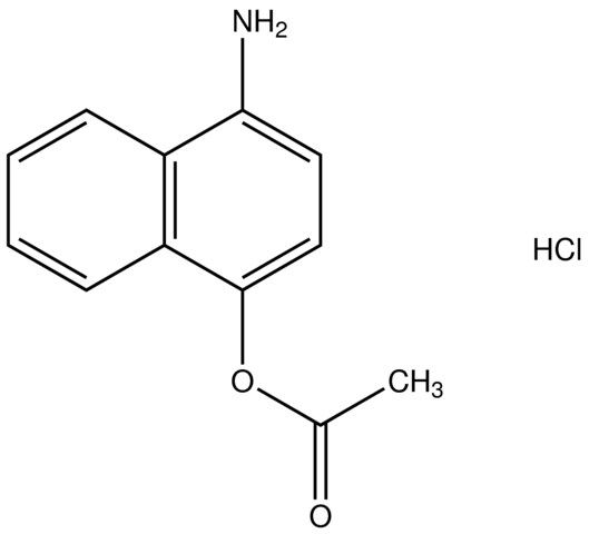 4-amino-1-naphthyl acetate hydrochloride