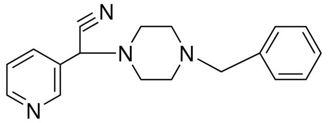 4-BENZYL-ALPHA-(3-PYRIDYL)-1-PIPERAZINEACETONITRILE