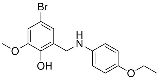 4-BROMO-2-((4-ETHOXY-PHENYLAMINO)-METHYL)-6-METHOXY-PHENOL