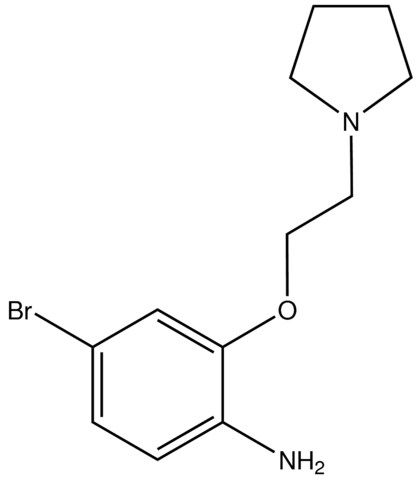 4-Bromo-2-(2-(pyrrolidin-1-yl)ethoxy)aniline