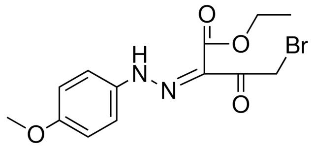 4-BROMO-2-((4-METHOXY-PHENYL)-HYDRAZONO)-3-OXO-BUTYRIC ACID ETHYL ESTER