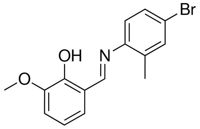 4-BROMO-N-(2-HYDROXY-3-METHOXYBENZYLIDENE)-2-METHYLANILINE