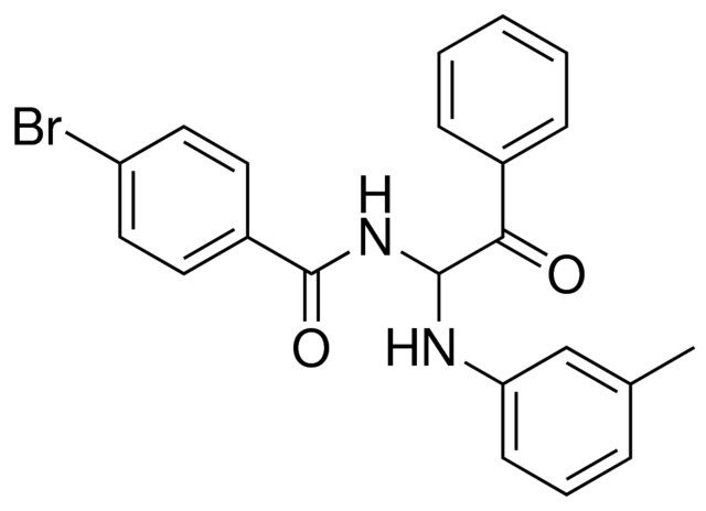 4-BROMO-N-(2-OXO-2-PHENYL-1-M-TOLYLAMINO-ETHYL)-BENZAMIDE