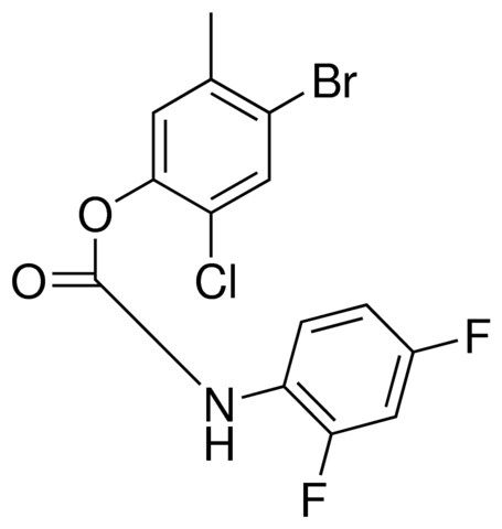 4-BROMO-2-CHLORO-5-METHYLPHENYL N-(2,4-DIFLUOROPHENYL)CARBAMATE