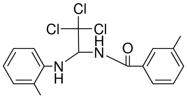 3-METHYL-N-(2,2,2-TRICHLORO-1-O-TOLYLAMINO-ETHYL)-BENZAMIDE