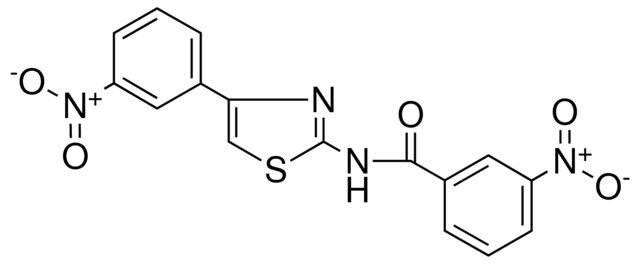 3-NITRO-N-(4-(3-NITRO-PHENYL)-THIAZOL-2-YL)-BENZAMIDE