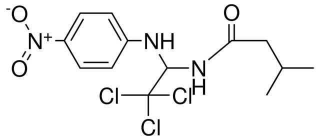 3-METHYL-N-(2,2,2-TRICHLORO-1-(4-NITRO-PHENYLAMINO)-ETHYL)-BUTYRAMIDE