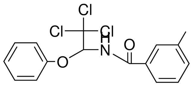 3-METHYL-N-(2,2,2-TRICHLORO-1-PHENOXY-ETHYL)-BENZAMIDE