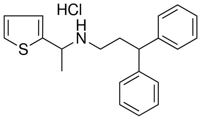 3,3-DIPHENYL-N-(1-(2-THIENYL)ETHYL)-1-PROPANAMINE HYDROCHLORIDE