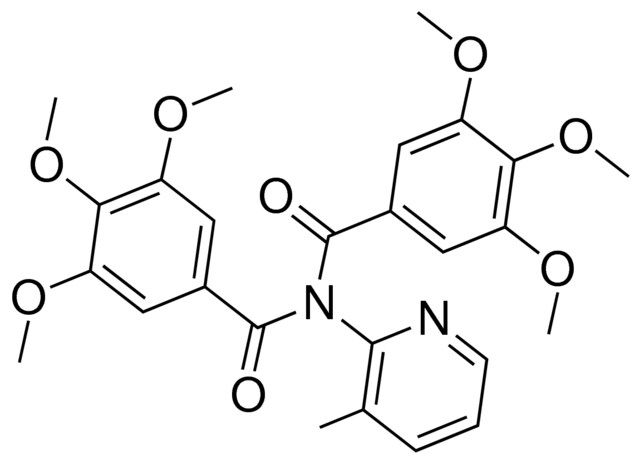 3,4,5-trimethoxy-N-(3-methyl-2-pyridinyl)-N-(3,4,5-trimethoxybenzoyl)benzamide