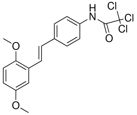 4'-(2,5-DIMETHOXYSTYRYL)-2,2,2-TRICHLOROACETANILIDE