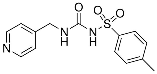 4-{[({[(4-methylphenyl)sulfonyl]amino}carbonyl)amino]methyl}pyridine