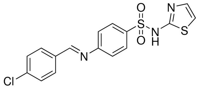 4-{[(4-CHLOROPHENYL)METHYLIDENE]AMINO}-N-(1,3-THIAZOL-2-YL)BENZENESULFONAMIDE