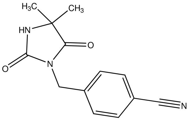 4-[(4,4-Dimethyl-2,5-dioxoimidazolidin-1-yl)methyl]benzonitrile