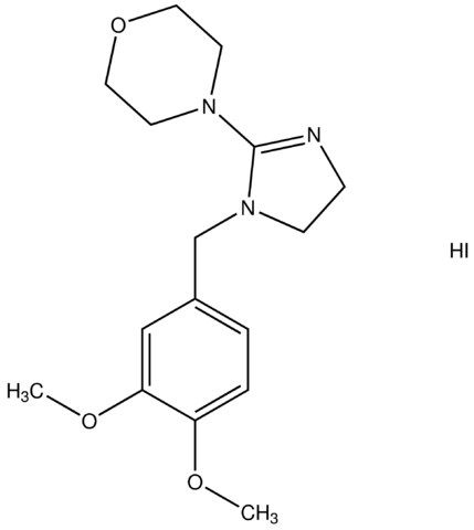 4-[1-(3,4-dimethoxybenzyl)-4,5-dihydro-1H-imidazol-2-yl]morpholine hydroiodide