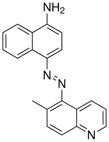 4-[(E)-(6-methyl-5-quinolinyl)diazenyl]-1-naphthalenamine