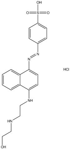 4-{(E)-[4-({2-[(2-hydroxyethyl)amino]ethyl}amino)-1-naphthyl]diazenyl}benzenesulfonic acid hydrochloride