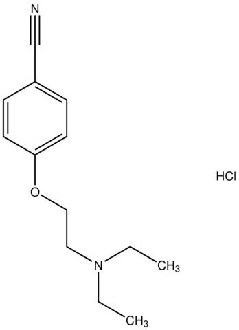 4-[2-(diethylamino)ethoxy]benzonitrile hydrochloride