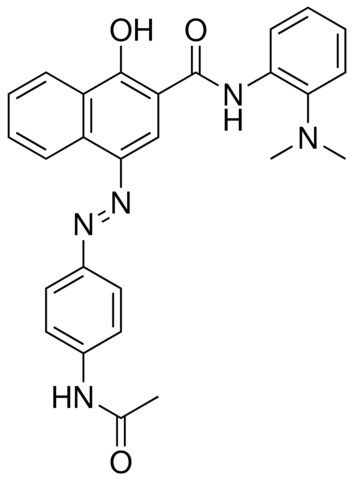 4-((4-(ACETYLAMINO)PH)DIAZENYL)-N-(2-(DIMETHYLAMINO)PH)-1-HYDROXY-2-NAPHTHAMIDE