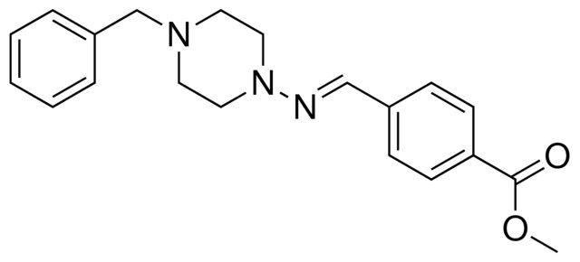 4-((4-BENZYL-PIPERAZIN-1-YLIMINO)-METHYL)-BENZOIC ACID METHYL ESTER