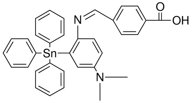 4-((4-(DIMETHYLAMINO)-2-(TRIPHENYLSTANNYL)PHENYL)IMINOMETHYL)BENZOIC ACID