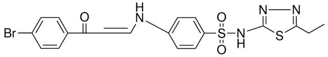 4-((BR-PH)-OXO-PROPENYLAMINO)-N-(5-ET-(1,3,4)THIADIAZOL-2-YL)-BENZENESULFONAMIDE