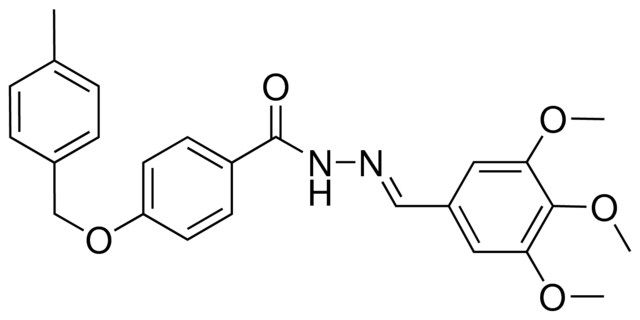 4-((4-METHYLBENZYL)OXY)-N'-(3,4,5-TRIMETHOXYBENZYLIDENE)BENZOHYDRAZIDE