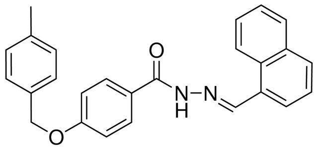 4-((4-METHYLBENZYL)OXY)-N'-(1-NAPHTHYLMETHYLENE)BENZOHYDRAZIDE