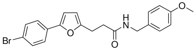 3-(5-(4-BROMOPHENYL)-2-FURYL)-N-(4-METHOXYBENZYL)PROPANAMIDE