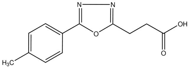 3-(5-<i>p</i>-Tolyl-1,3,4-oxadiazol-2-yl)propanoic acid