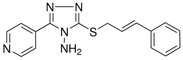 3-(CINNAMYLTHIO)-5-(4-PYRIDINYL)-4H-1,2,4-TRIAZOL-4-AMINE