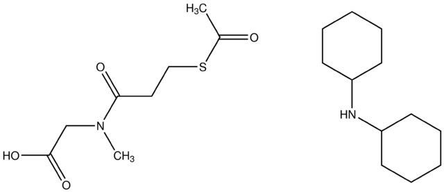 [[3-(acetylsulfanyl)propanoyl](methyl)amino]acetic acid, (dicyclohexylammonium) salt